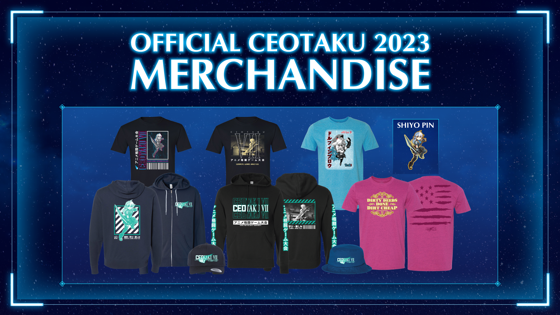 CEOtaku merchandise promotional photo